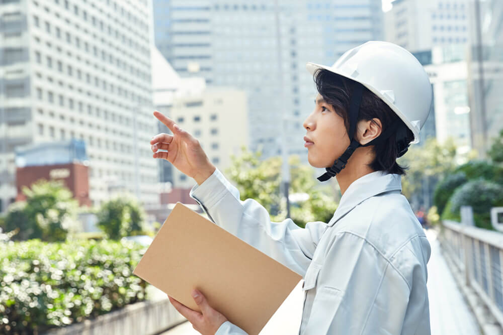 地盤調査現地調査イメージ